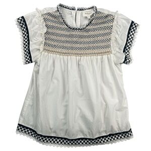 Bohme White and Black Blouse
